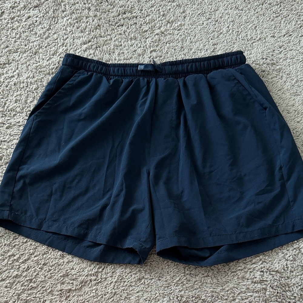 Men's Athletic Shorts - Navy Performance Running Shorts